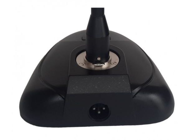 Audioropa LCM-11 svanehalsmikrofon Med bordfot og 2m XLR hunn til 3,5 mm 