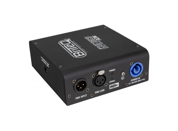 BRITEQ DS123-RDM DMX Splitter 1 inn/2 ut. Powercon passthru, 3pin XLR 