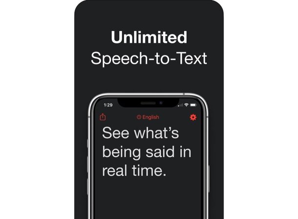 Bettear Live Transcription Lisens Funksjon for direkteoversettelse i App 