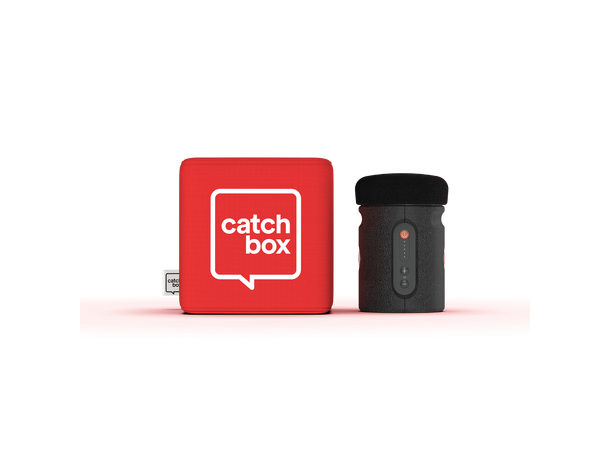 CatchBox Plus Pro Custom farge 1x Cube Dante + Trådløs ladeplate 