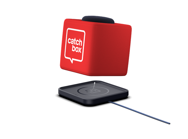 CatchBox Plus Standard farge 1x Cube Trådløs ladeplate 