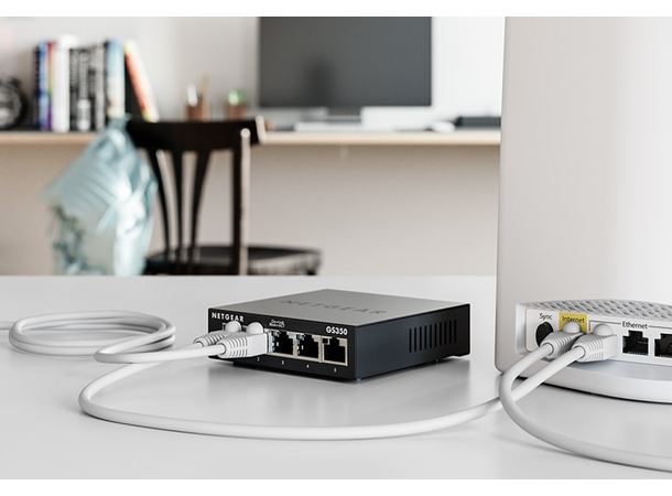 NETGEAR AV-Line NG-GS305E 5-Port Gigabit Ethernet SOHO Plus Switch 