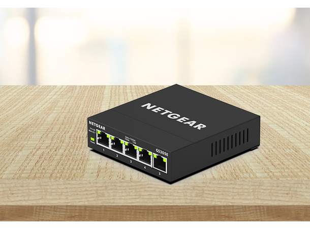 NETGEAR AV-Line NG-GS305E 5-Port Gigabit Ethernet SOHO Plus Switch 