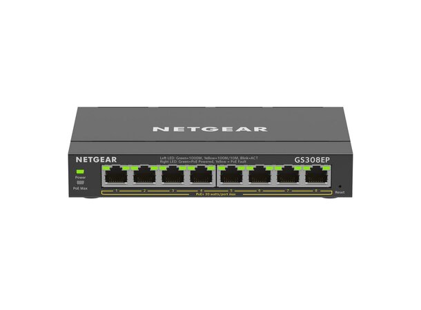 Netgear 8PT GE Plus Switch w/POE+ 