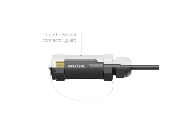 PRIMEHDMI A male - HDMI A male 25m active optical - HighFlex™