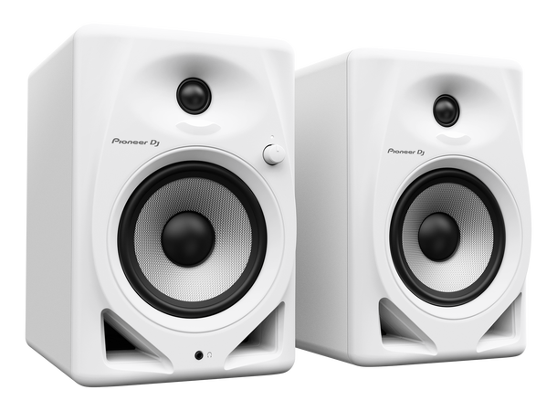 Pioneer DJ DM-50D-W, hvit 5" Monitor (par) 