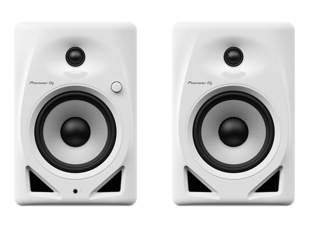 Pioneer DJ DM-50D-W, hvit 5" Monitor (par) 