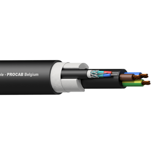 Procab PAC151 Hybrid Signal+Power 100m Signal 2x0.22mm² & power 3x1,5mm²