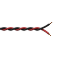 Procab PR460X, 100m, sort & rød Høyttalerkabel, 2 x 1 mm² - 17 AWG
