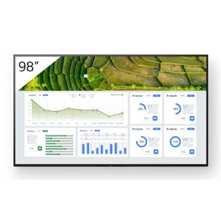 SONY 98" PRO 24/7 Display FW-98BZ30L 4K UHD (2160p) 440 cd/m²