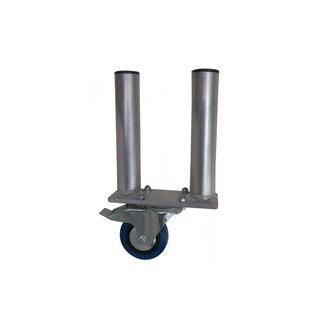 Sixty82 Double leg w/castor Riser wheel, 25cm stage height