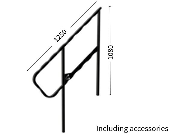 Sixty82 Modular stair railing, 3-4 steps Modulært trapperekkverk, 3-4 trinn 