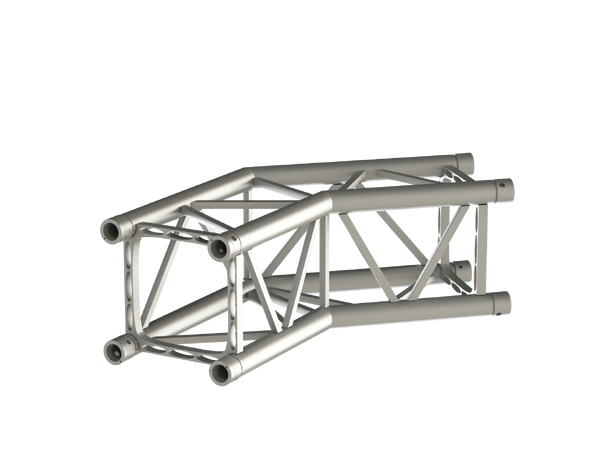 Sixty82 TPM29S Firkant, hjørne 2-veis 135°, aluminium