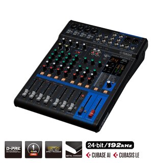 Yamaha MG10XUF Analog mikser m/USB/fader 10 kanals mixer 4mic/10 line inkl FX