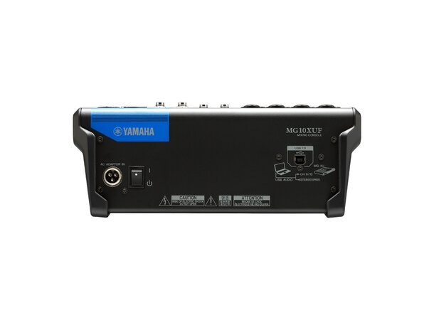 Yamaha MG10XUF Analog mikser m/USB/fader 10 kanals mixer 4mic/10 line inkl FX 
