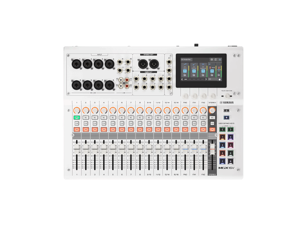 Yamaha MGX16V 22-kanals digital mikser 16 inputs. HDMI. Touch. Hvit 