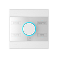Audac NCP105/W PoE-veggkontroller, hvit