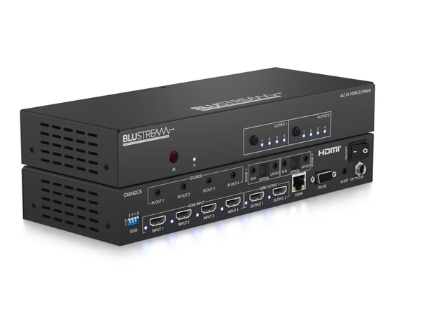 Blustream CMX42CS 4x2 4K HDMI 2.0 Matrix 