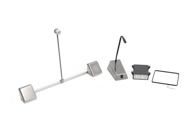 Contacta STS-K060 Slimline Intercom Høyttalere, mikrofoner og teleslynge 