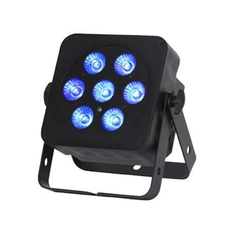 LEDJ Slimline 7Q5 7x5W Quad LED RGBW, 3-Pin XLR in/ut