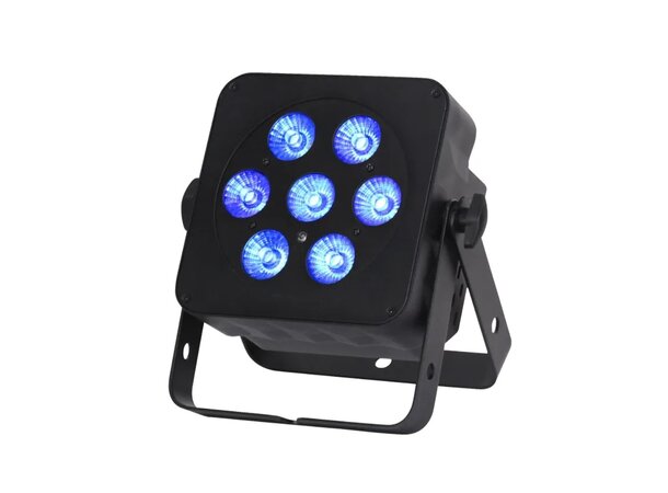 LEDJ Slimline 7Q5 7x5W Quad LED RGBW, 3-Pin XLR in/ut 