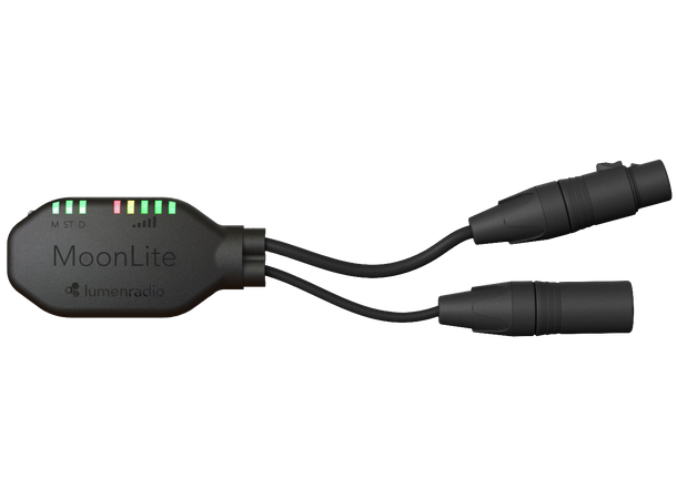 LUMENRADIO Moonlite CRMX Tranciever DMX512/RDM, Bluetooth, USB Ladekabel 