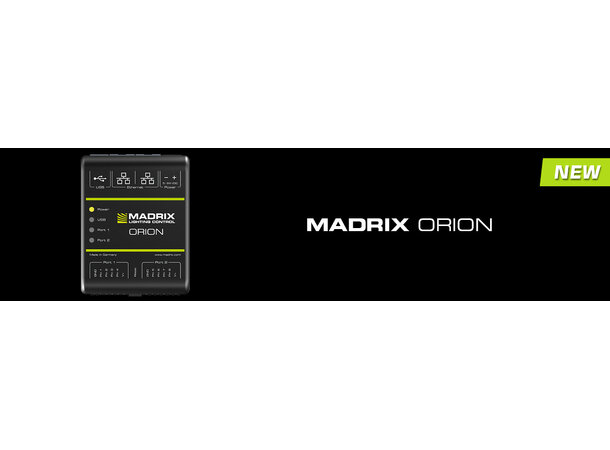 MADRIX® Orion 2-ports nettverks node 