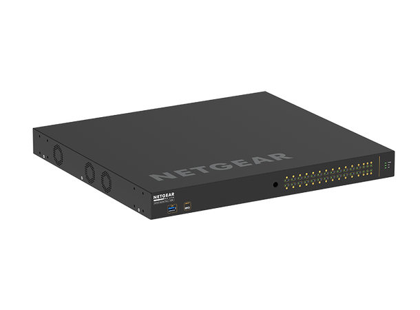 NETGEAR AV Line M4250-26G4XF-PoE+ 24 port (24x PoE+ 480E), 4xSFP+ Managed 