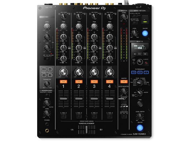 Pioneer DJ DJM-750MK2 4 kanals DJ mixer 
