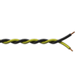 Procab PR460X, 100m, sort & gul Høyttalerkabel, 2 x 1 mm² - 17 AWG