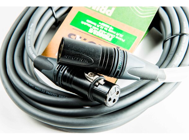 Procab PRD953, DMX-kabel, 3pin Premium DMX-AES/EBU, XLR Han-XLR Hun 