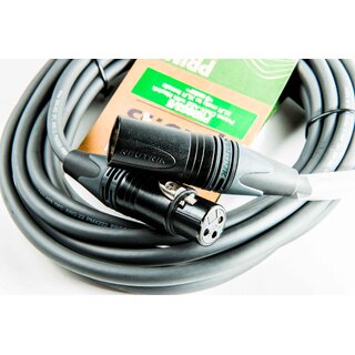 Procab PRD953, DMX-kabel, 3pin Premium DMX-AES/EBU, XLR Han-XLR Hun
