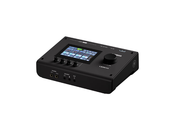 Yamaha URX44 USB-C lydkort 2 farger. 6-inn/4-ut 