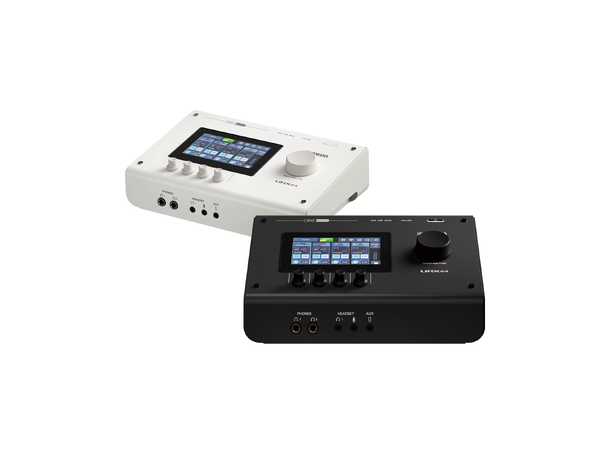 Yamaha URX44 USB-C lydkort 2 farger. 6-inn/4-ut 