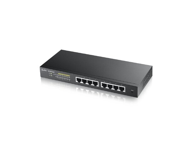 ZYXEL Smart 8-Port Gigabit PoE+ Switch 8x 10Gbps PoE+ (70w) 