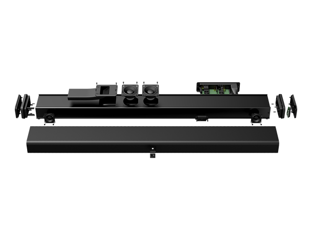 Audac IMEO1 Lydplanke m/HDMI, BT Hvit 2x15W + 1x30W 