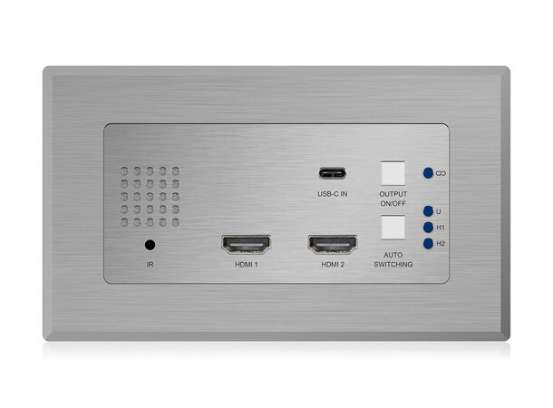 Blustream HEX31WP-TX 2 x HDMI & 1 x USB-C Wall Plate HDBaseT™ 