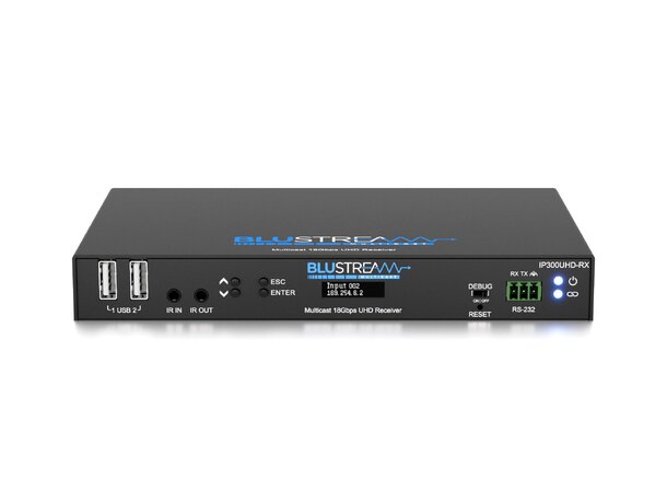 Blustream IP300UHD-RX 4K 60Hz 4:4:4 Video over IP Receiver 