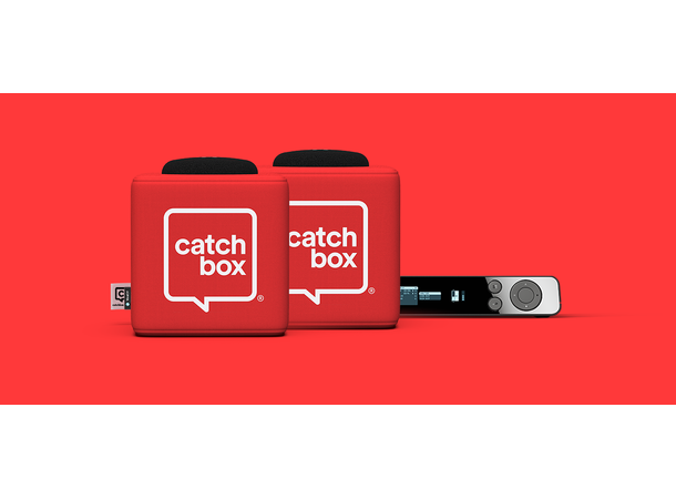 CatchBox PLUS Dect Custom m/2 mikrofoner Trådløs Mikrofon Custom logo/farge 