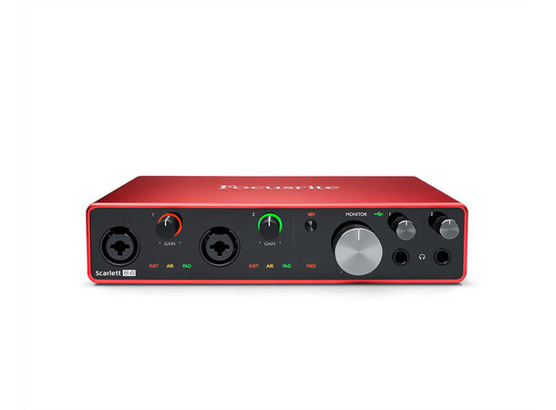 Focusrite Scarlet 8i6 Lydkort USB 8inn 6ut 