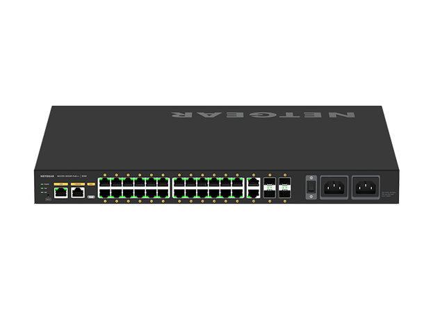 NETGEAR AV Line M4250-26G4F-PoE++ 24 port (24x PoE++ 1440W), 4xSFP Managed 