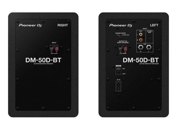 Pioneer DJ DM-50D-BT 5" Monitor (par), Bluetooth 