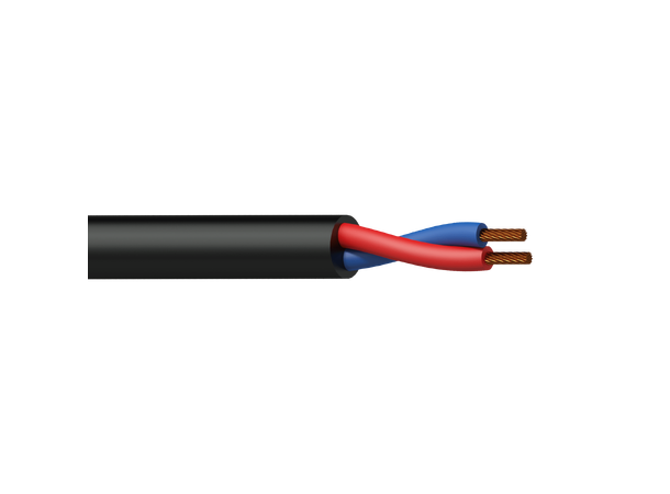 Procab PLS215, 2x1.5mm² 100M Fleksibel høyttalerkabel for bla utleie 