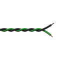 Procab PR460X, 100m, sort & grønn Høyttalerkabel, 2 x 1 mm² - 17 AWG