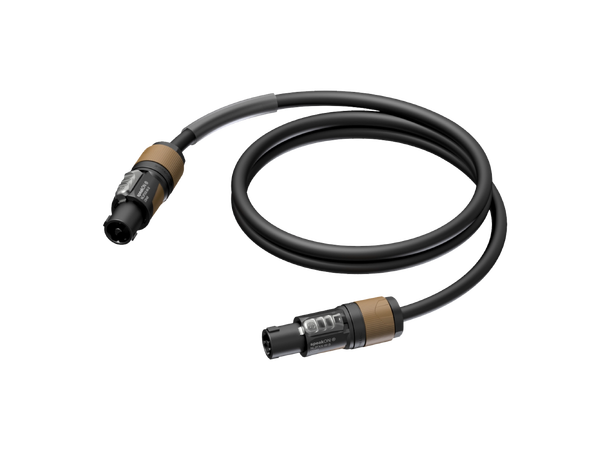 Procab PRA522 Speakonkabel, 2-leder 5m Speakon Hun-speakon Hun- 2x 2,5mm2 