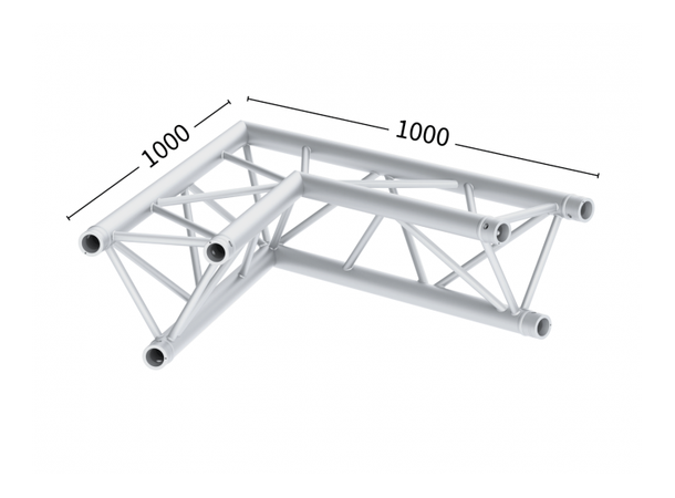 Sixty82 M29T-C202 2-way 060dgr apex down 2 veis trekant 60gr hjørne Farge: Alu 