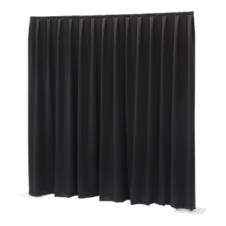 Wentex Molton 300g 330x300cm Sort Pipe & Drape m/fold