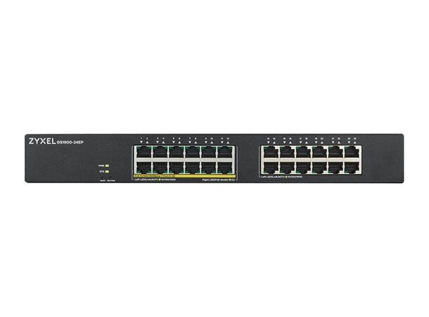 ZYXEL Smart 24-Port Gigabit Rack Switch 12x PoE (130w) + 12x 10Gbps 