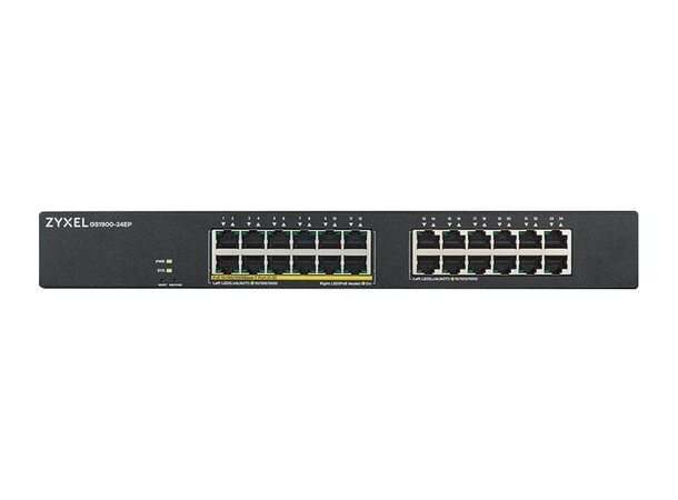 ZYXEL Smart 24-Port Gigabit Rack Switch 12x PoE (130w) + 12x 10Gbps 