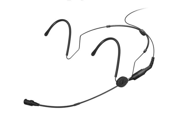 Sennheiser HSP 2-ew, Sort, 3,5mm Prof. omni-directional condens headmic 